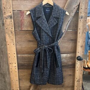 Fantastic Madewell plaid vest